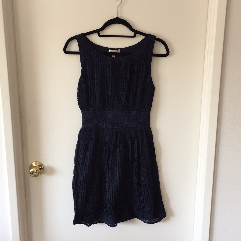 Navy blue summer dress